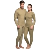 Uyguna-Yakala Yetişkin Termal İçlik - Thermoform - Heavy - Unisex - Kum