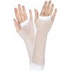 Uzun File Örgü Eldiven Beyaz Renk