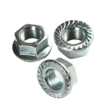 100 Adet M8 Altıköşe Flanşlı Somun