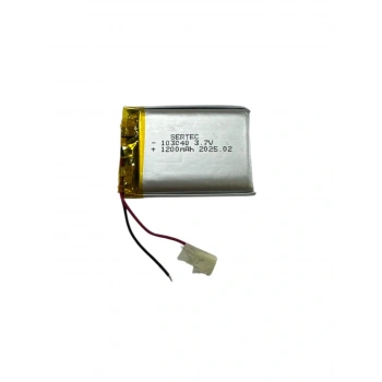 103040 3.7V 1200mAh Li-Polymer Pil Devreli/1.5A