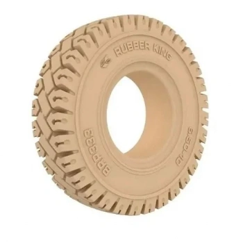 18X7-8 Rubberkıng Premıum Beyaz Dolgu Sekmanlı Forklift Lastiği