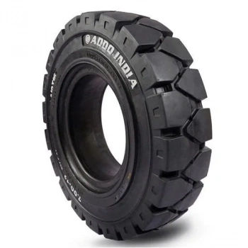 23x10-12 Addo Siyah Sekmanlı Dolgu Forklift Lastiği