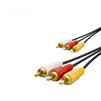 3Rca Kablo Gold 1.5M Siyah HDX1038