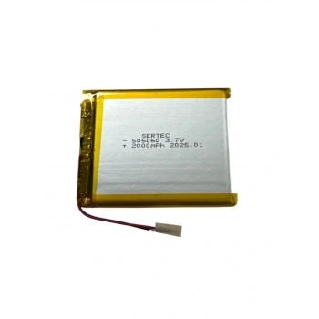 505060 3.7V 2000 mAh Li-Polymer Pil Devreli/1.5A