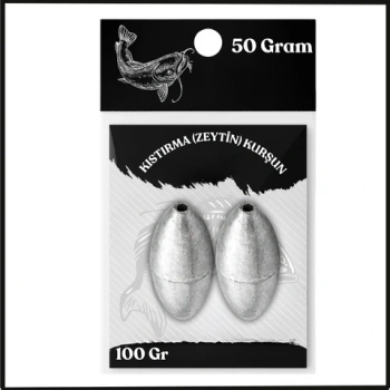 Uyguna-Yakala 50 Gram - 100 Gr Paket Kıstırma (Zeytin) Kurşun -Olta Kurşunu -SUN.158