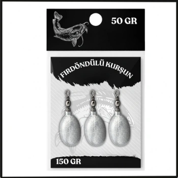 Uyguna-Yakala 50gr (150gr) Fırdöndülü Kurşun -SUN.168