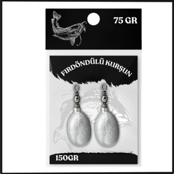 Uyguna-Yakala 75gr (150gr) Fırdöndülü Kurşun -SUN.169