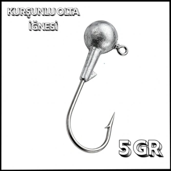 Uyguna-Yakala Gümüş - 5 gr - Zoka - Kurşunlu Olta İğnesi -LA.294