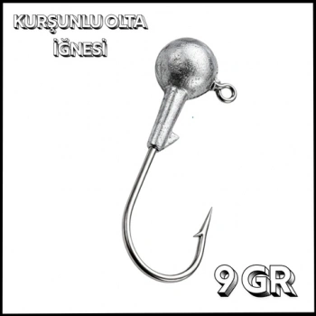 Uyguna-Yakala Gümüş - 9 gr - Zoka - Kurşunlu Olta İğnesi - LA.297