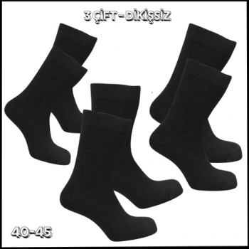 Uyguna-Yakala 6 Çift -Dikişsiz - Modal İplik Erkek Soket Çorap - RAP.206