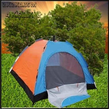 Uyguna-Yakala 2 x 2 x 1.35 M 4 Kişilik Kurulumlu Çadır -773906