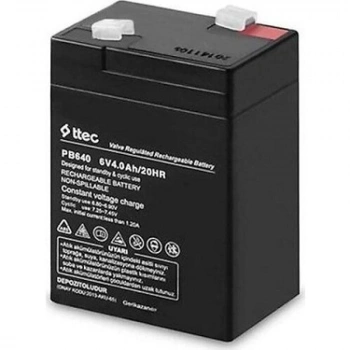 6V 4 AH Kuru Bakımsız Akü