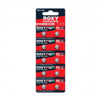 AG3 LR41/736/384 31 Mah Alkalin Düğme Pil 10 Lu Paket