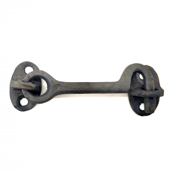 Antika Tarz Dekoratif Pirinç Çengeli - 8,5cm, Oksit