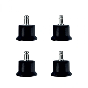 Bekleme Ayak Geçmeli Pimli - 50MM - Siyah 11MM HKS282 - 4 Adet