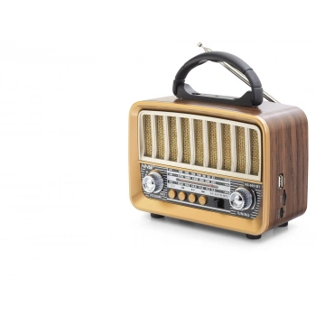 Bluetooth Nostaljik Hoparlör Fm 18 X 8.4 X 13.8 Cm NS6651BT