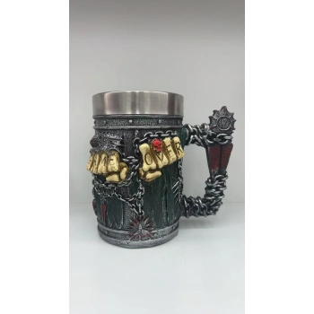 Büyük Boy Game Over Çelik Kupa Kod 8263