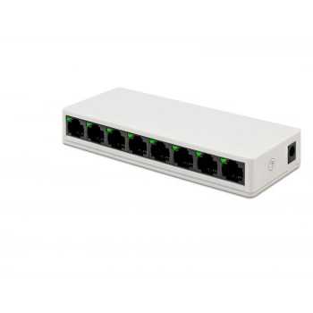 Ethernet Switch 8 Port 10/100 Mbps - Beyaz LV-SW08