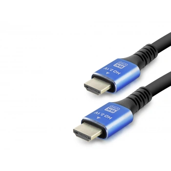 Fiber Optik Hdmi 2.1 Kablo 8K Uhd 60 Hz Od 8.0 Mm 1.5 M - Siyah Mavi HDX2044