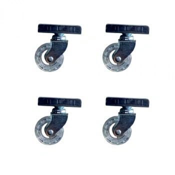 Furç Uzun-Sunta Bilyalı Teker - 20x50 - Şeffaf - 18MM HKS189 - 4 Adet