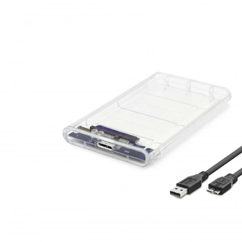 Hdd Kutu Usb3.0 Plastik Sata 2.5" Transparent HDX1760