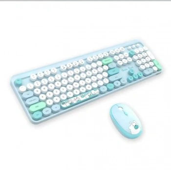 Hello Bear Mavi Klavye Mouse Set