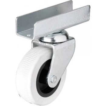 Hts 323 - 50x20 mm Gri Uzun U Tablalı Teker 4 Adet