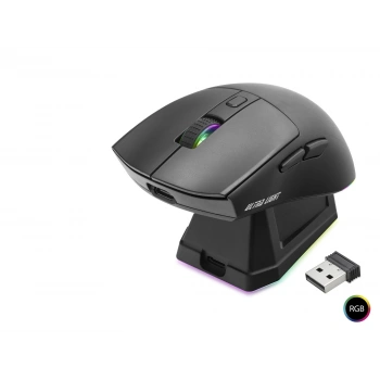 Kablosuz Rgb Mouse Şarj Standlı - Siyah MF1215B