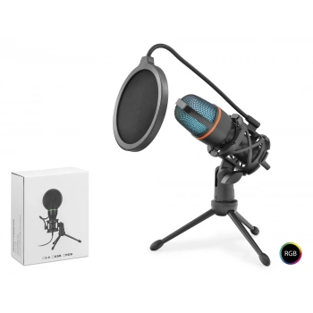 ME4RGB Profesyonel Rgb Mikrofon 192 Khz / 24 Bit Çok Yönlü Type-C - Siyah