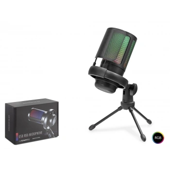 Profesyonel Rgb Mikrofon 192 Khz / 24 Bit Type-C - Siyah ME6S