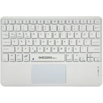 R15K Beyaz Bluetooth Touchoad Klavye