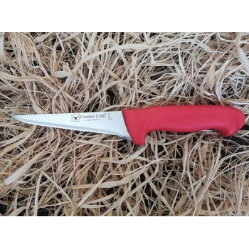 Sürmene Cumhur Çelik 61111 Kasap Sıyırma Bıçağı, 12,5 cm, Kaymaz Sap