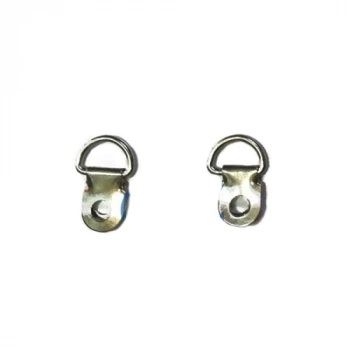 Tel Resim, Tablo, Çerçeve Askısı - 10x14mm, Nikel, 10 Adet