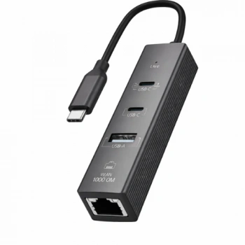 Type-C To 2 Type- Usb Gigabit Ethernet ZR1207