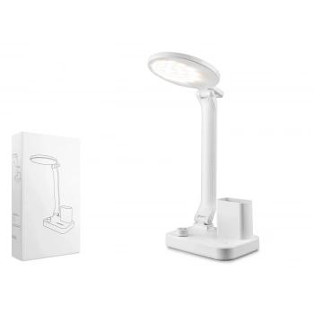 Usb Şarjlı Masa Lambası - Beyaz Q22-2