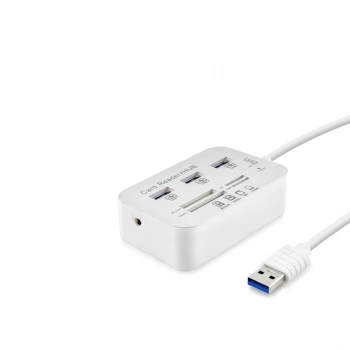 Usb3.0 Hub 3*Usb3.0 + Ms + Sd + M2 + Tf 20Cm Beyaz HDX7028