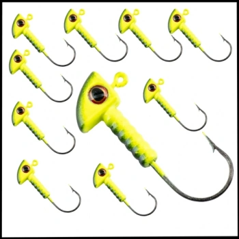 UUyguna-Yakala Yeşil Siyah - 7 Gr   Zoka - Kurşunlu Olta İğnesi  - 10 Adet-ALA.249