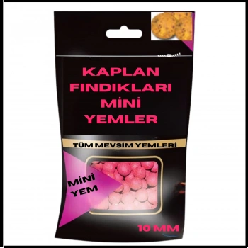 Uyguna-Yakala 10 Mm Mini Yem Topları Kaplan Fındıkları-OOM.012
