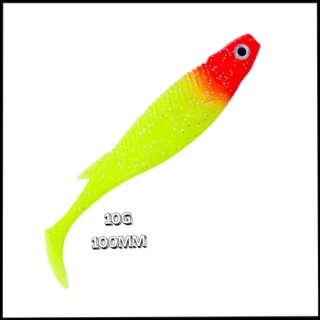 Uyguna-Yakala  10g 100mm -Güneş Silikon Balık- UV Boyalı -H-1061-19