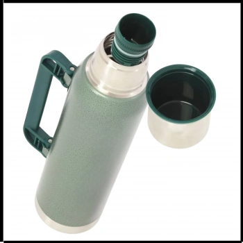 Uyguna-Yakala  1.3 lt - Yeşil  Çelik Termos -RM.202