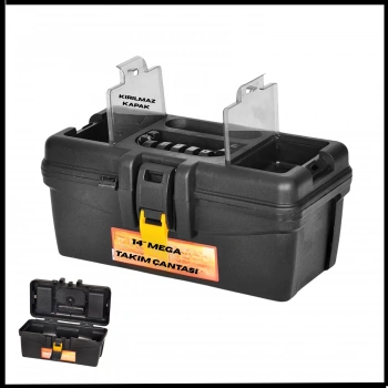 Uyguna-Yakala 14 Mega - Siyah -Takım Çantası - Malzeme Kutusu - ÇAN.052