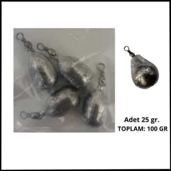 Uyguna-Yakala 25 gr-100 gr-Fırdöndü Kurşun-SUN.104