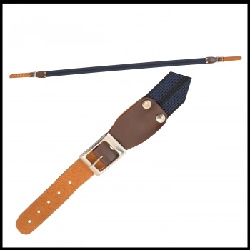 Uyguna-Yakala 3 cm Kolon - Lacivert/Siyah Tüfek Askı Kayışı-8044-L