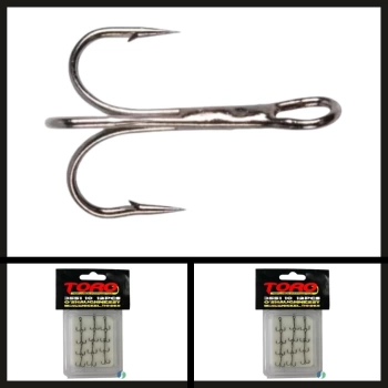 Uyguna-Yakala 6 Adet 3551 Protackle Üçlü Nikel İğne No: 2/0-İĞN.480