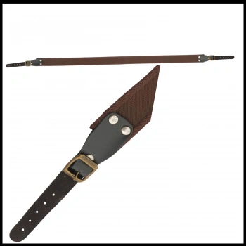 Uyguna-Yakala 4 cm Kolon - Kahve Tüfek Askı Kayışı-042-K