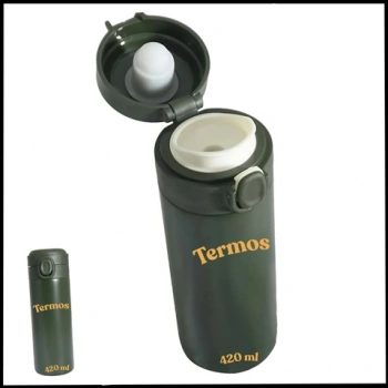 Uyguna-Yakala 420 ml - Yeşil Termos -RM.140