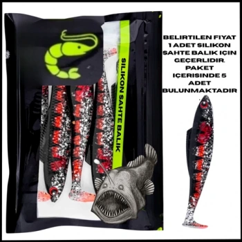 Uyguna-Yakala 4,5g 85mm - UV Boyalı - Kıvılcım-Silikon Sahte Balık -1033-7