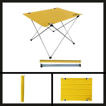 Uyguna-Yakala Sarı 54001 Argeus Katlanabilir Alüminyum Masa-MLZ.175