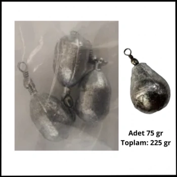 Uyguna-Yakala 75 gr- 225 gr Fırdöndü Kurşun-SUN.107