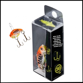 Uyguna-Yakala  7g 40mm- Titreşim Yem -Ateş Noktası- UV Boyalı-YEM.735